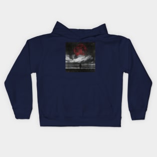 Retreat - Man on a Beach Kids Hoodie